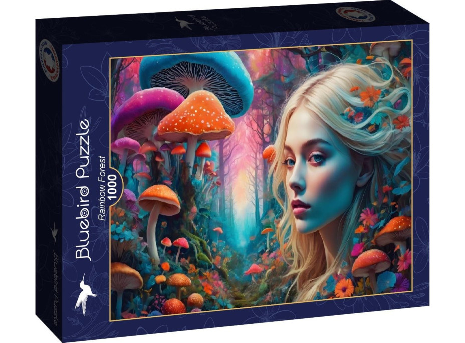 BLUEBIRD Puzzle Duhový les 1000 dílků
