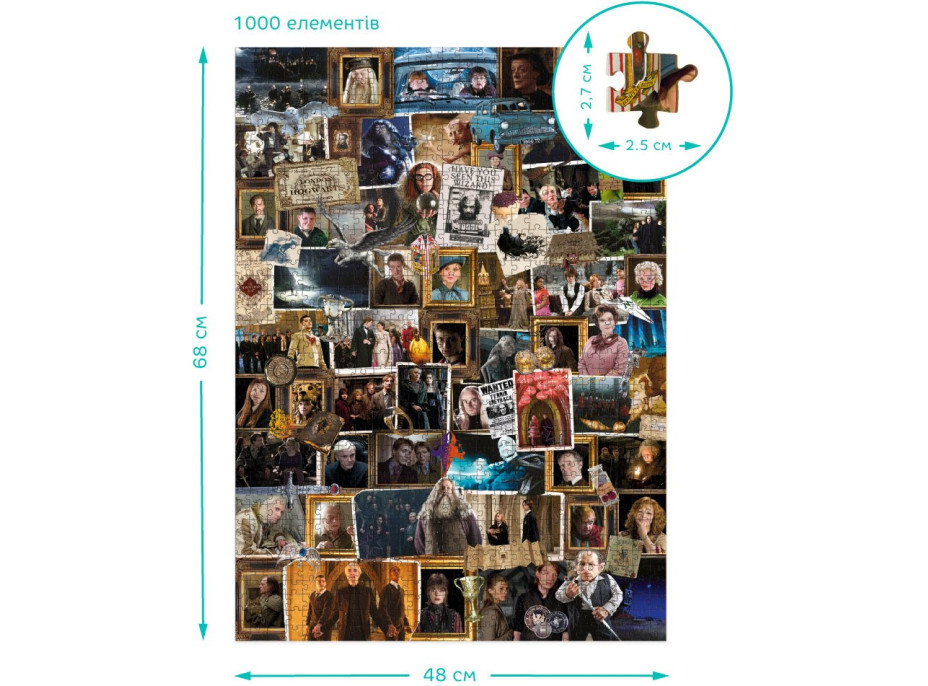 DODO Puzzle Harry Potter: Zajímavé momenty 1000 dílků