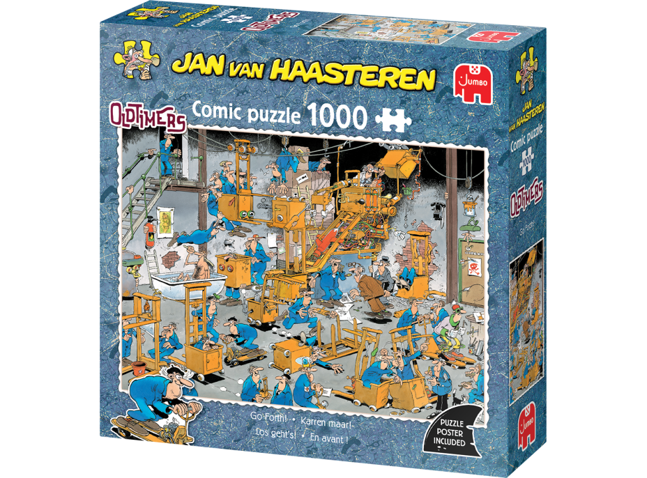 JUMBO Puzzle JvH Oldtimers: Jdi vpřed! 1000 dílků