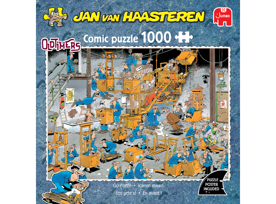 JUMBO Puzzle JvH Oldtimers: Jdi vpřed! 1000 dílků