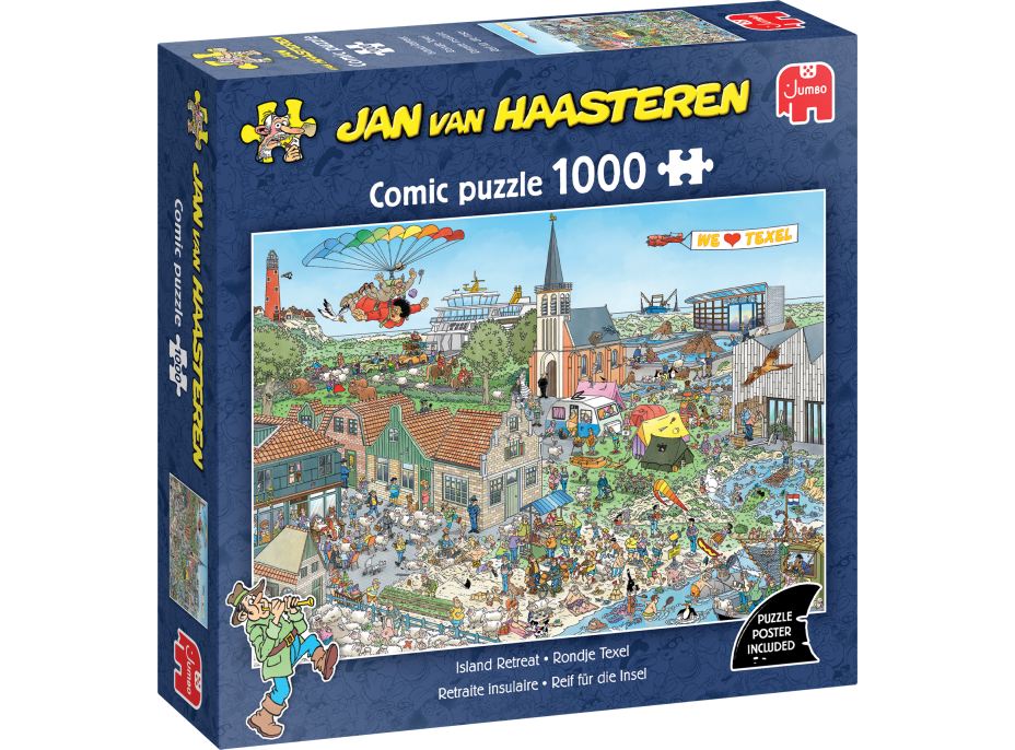 JUMBO Puzzle JvH Ostrovní útočiště 1000 dílků