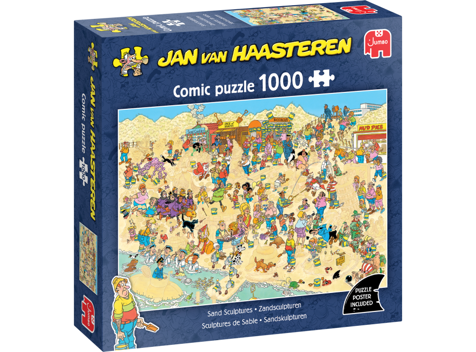 JUMBO Puzzle JvH Sochy z písku 1000 dílků