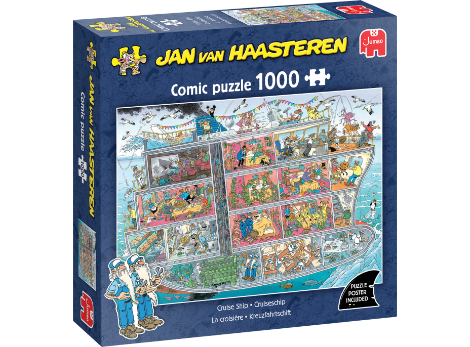 JUMBO Puzzle JvH Výletní loď 1000 dílků