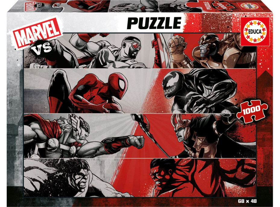 EDUCA Puzzle Marvel 1000 dílků