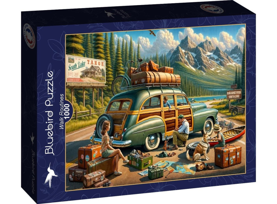 BLUEBIRD Puzzle Pravidelné výlety 1000 dílků