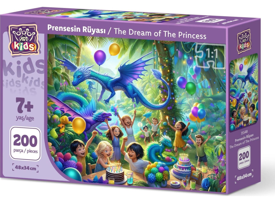 ART PUZZLE Puzzle Princeznin sen 200 dílků