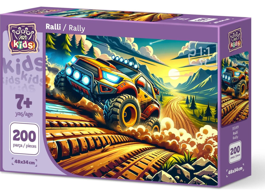 ART PUZZLE Puzzle Rallye 200 dílků