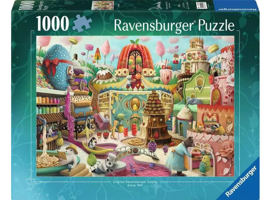RAVENSBURGER Puzzle Sladká ulice 1000 dílků