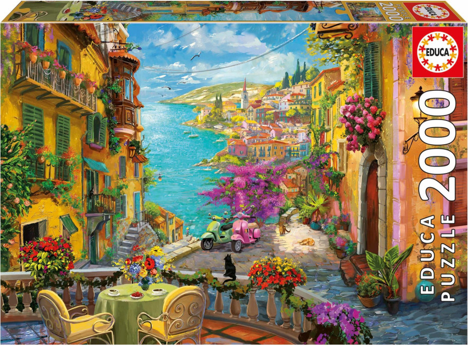 EDUCA Puzzle Španělská kavárna 2000 dílků