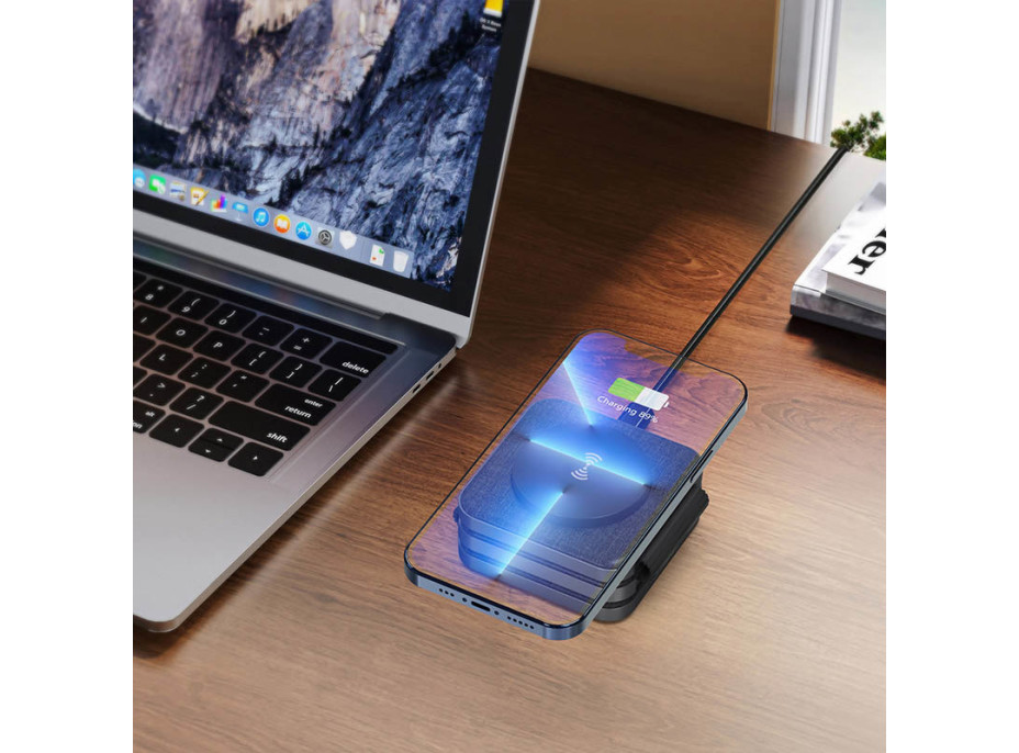 Solight cestovní nabíječka 3v1, MagSafe kompatibilní