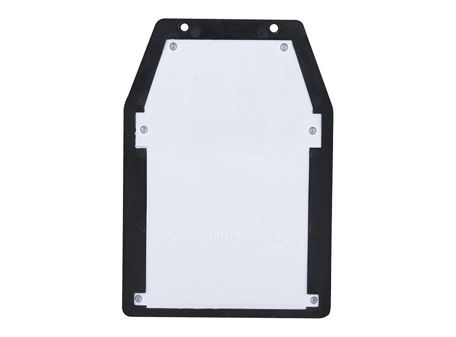 Solight LED solární lucerna nástěnná, teplá bílá, 12x17cm, černá