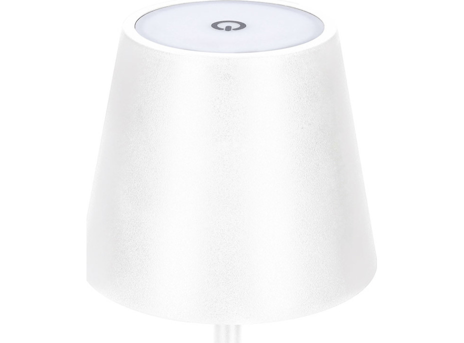 Solight LED nabíjecí lampička Lucca, 120lm, změna CCT, stmívání, bílá