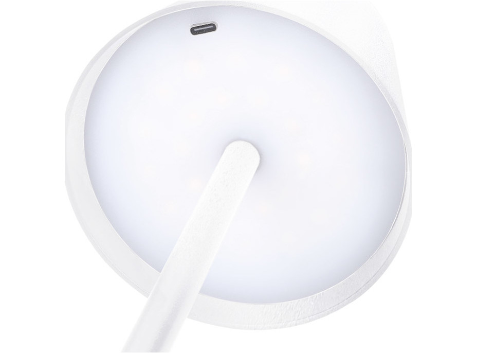 Solight LED nabíjecí lampička Lucca, 120lm, změna CCT, stmívání, bílá