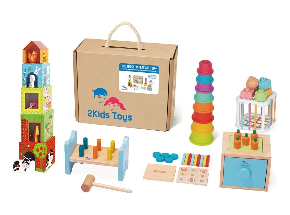 2Kids Toys Dárkový set hraček pro nejmenší 12m+