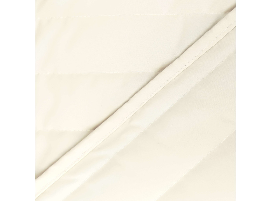 Závěsná houpací síť LUMO PREMIUM DUO prošívaná - 200x140 cm - ecru