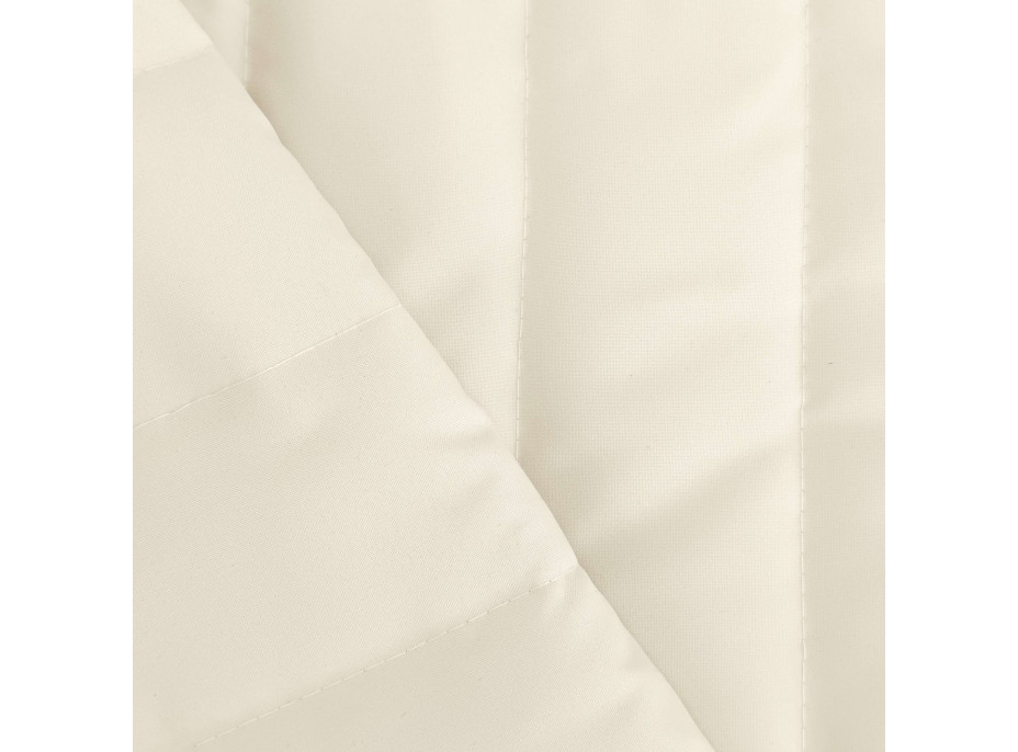 Závěsná houpací síť LUMO PREMIUM DUO prošívaná - 200x140 cm - ecru