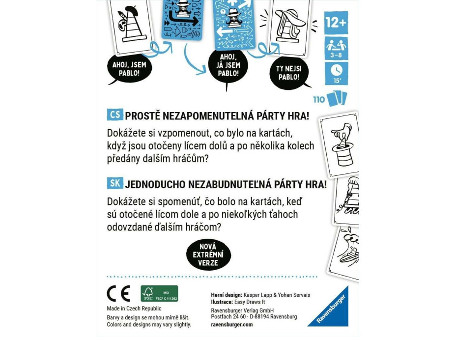 RAVENSBURGER Karetní hra To (ne)chceš! - Inkognito