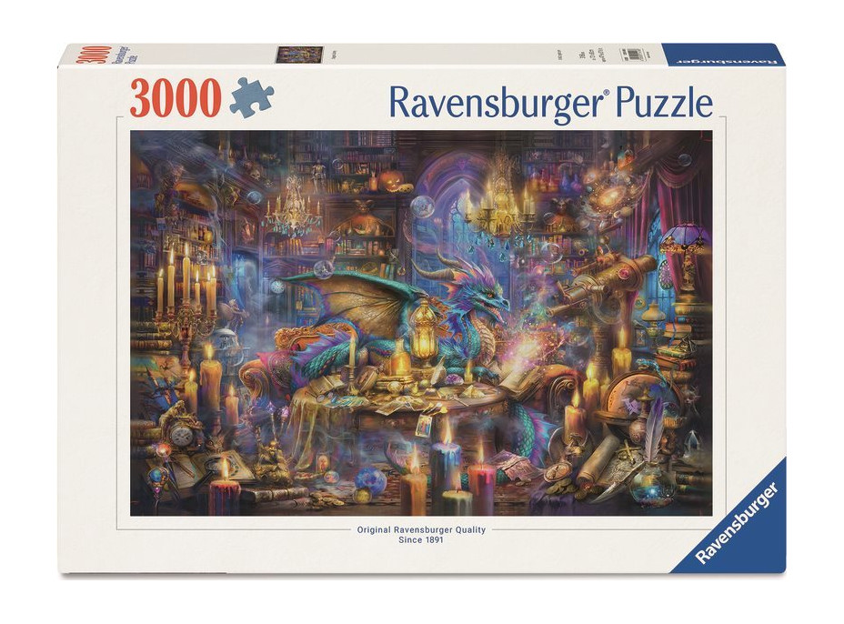 RAVENSBURGER Puzzle Kouzelná knihovna 3000 dílků