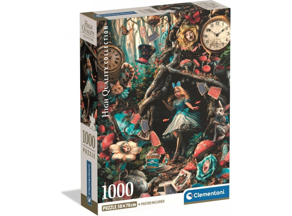 CLEMENTONI Puzzle Další den ve Wonderlandu 1000 dílků