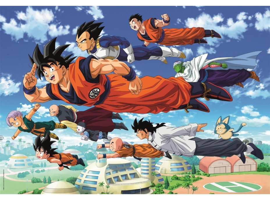 CLEMENTONI Puzzle Dragon Ball: Průlet 1000 dílků