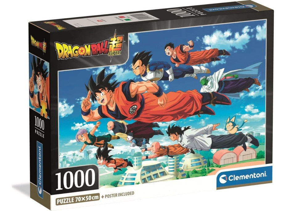 CLEMENTONI Puzzle Dragon Ball: Průlet 1000 dílků