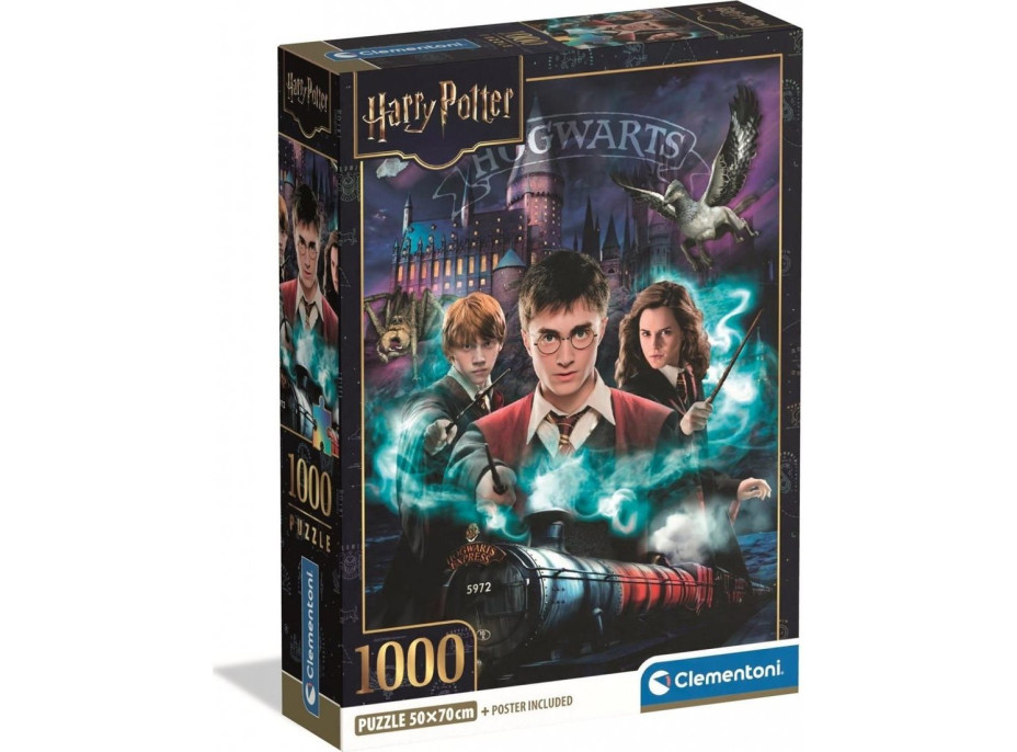 CLEMENTONI Puzzle Harry Potter: Vítejte v Bradavicích 1000 dílků