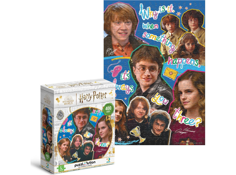 DODO Puzzle Harry Potter: Vždycky tihle tři 400 dílků