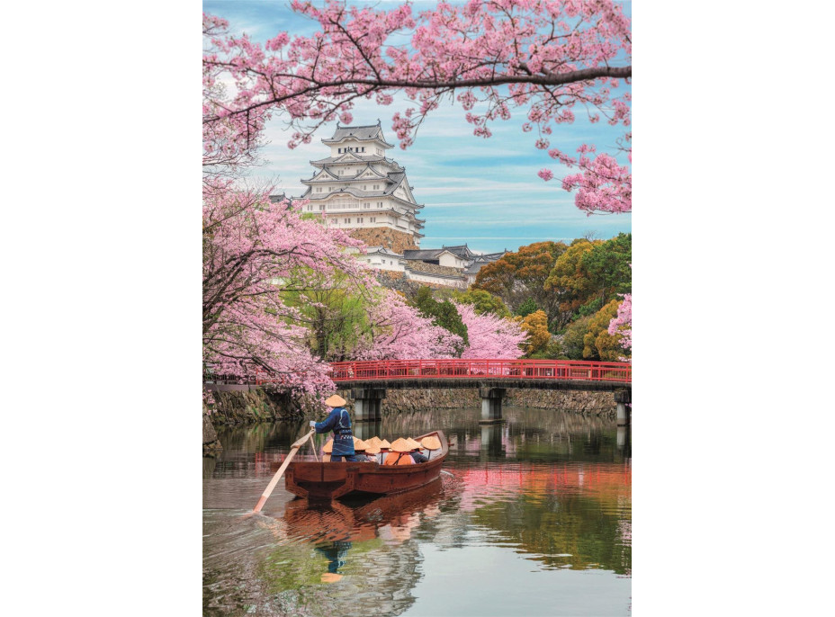 CLEMENTONI Puzzle Hrad Himeji na jaře 1000 dílků