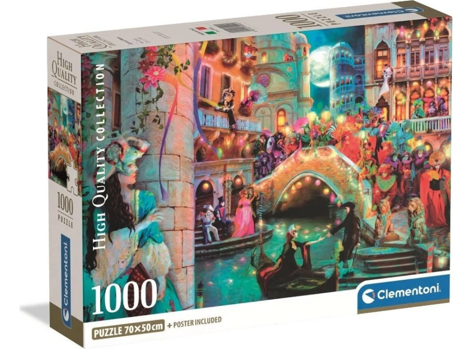 CLEMENTONI Puzzle Karnevalový měsíc 1000 dílků