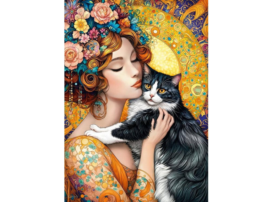 CHERRY PAZZI Puzzle Kráska a zvíře 1000 dílků