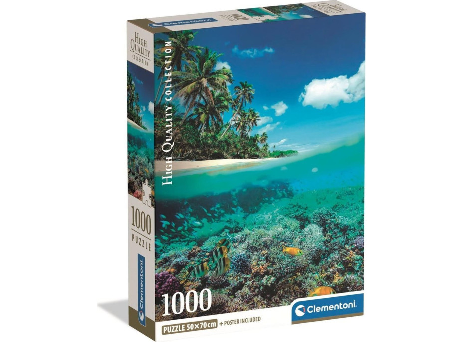 CLEMENTONI Puzzle Letní ráj 1000 dílků