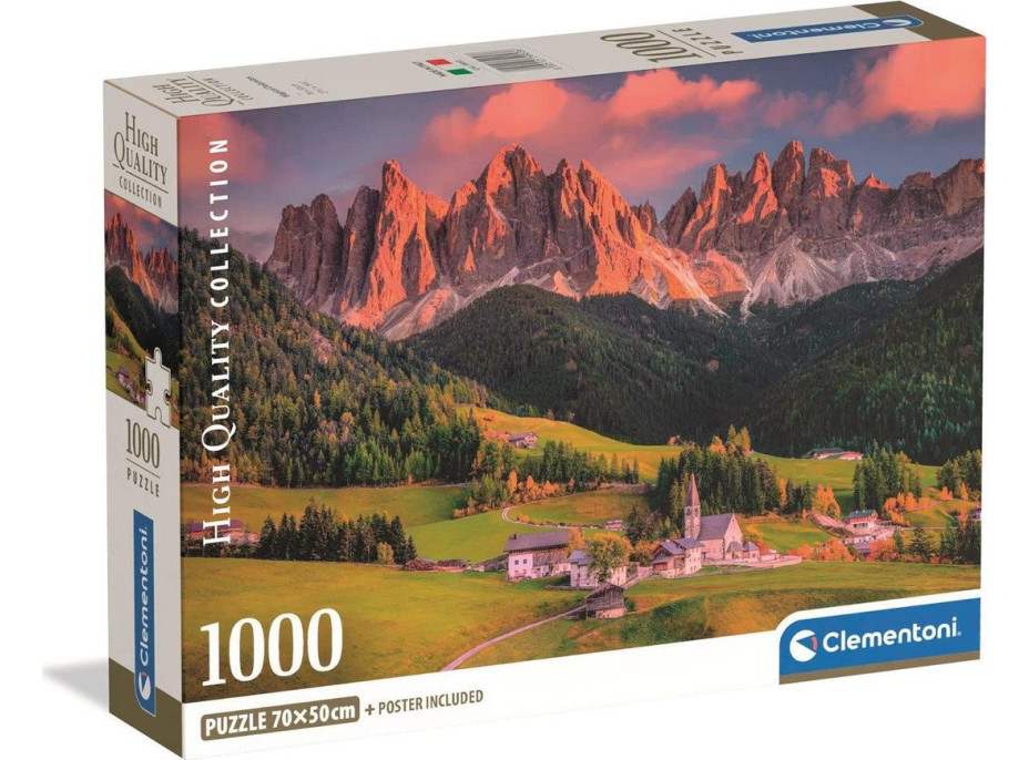 CLEMENTONI Puzzle Magické Dolomity 1000 dílků