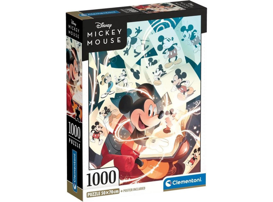 CLEMENTONI Puzzle Mickey Mouse: Vzpomínky 1000 dílků