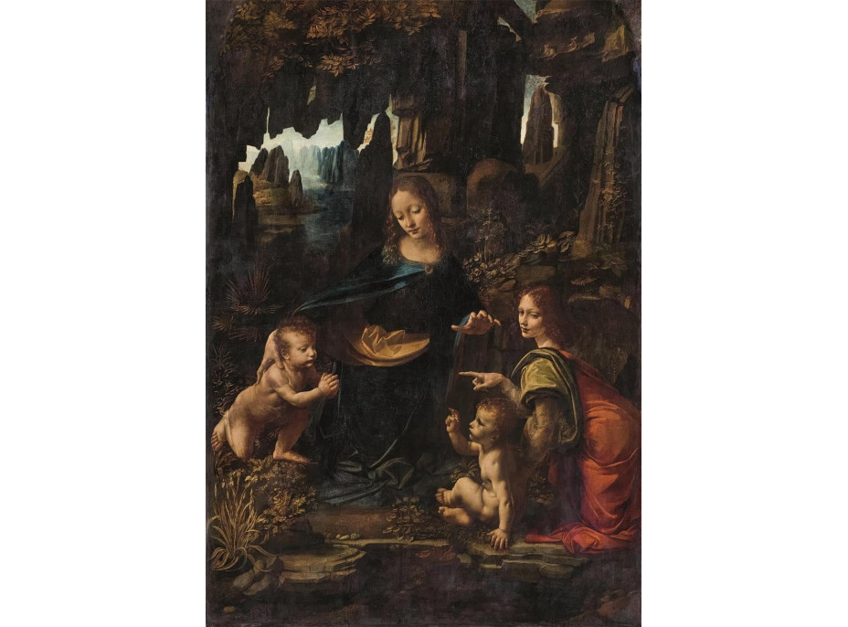 CLEMENTONI Puzzle Museum Collection: Madona ve skalách 1000 dílků