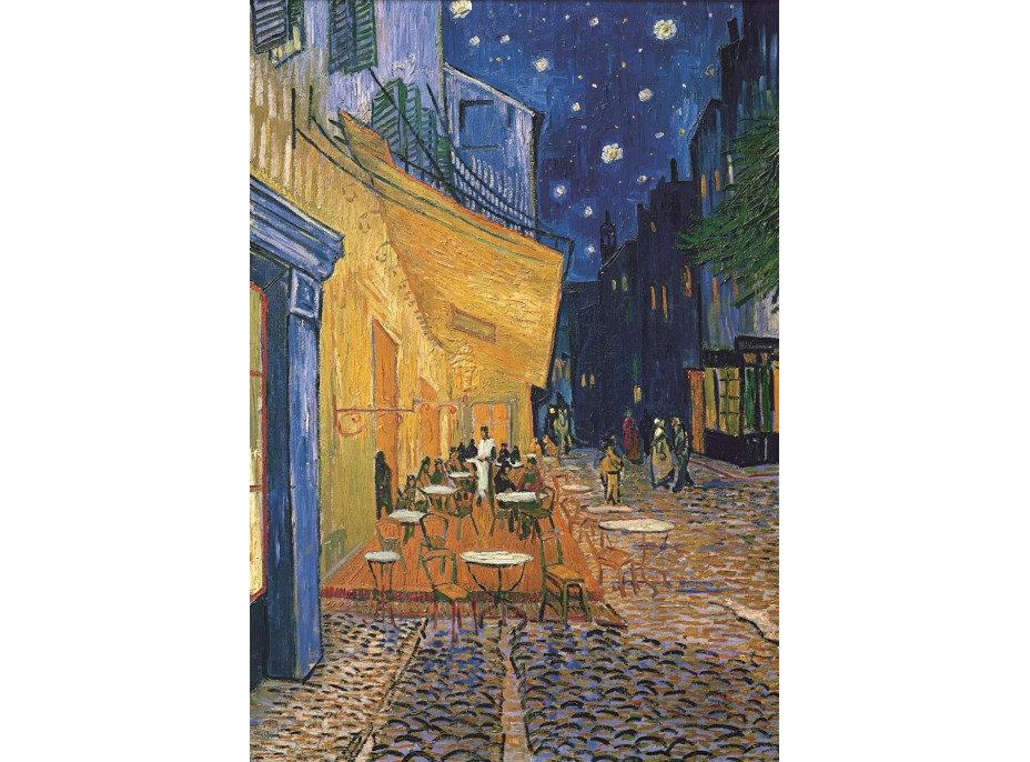 CLEMENTONI Puzzle Museum Collection: Terasa kavárny v noci 1000 dílků
