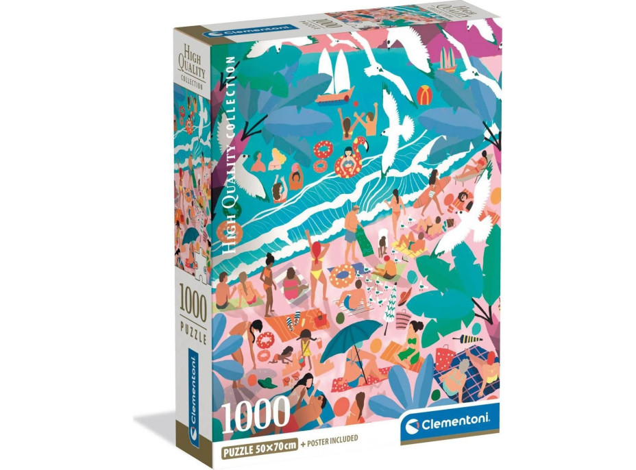 CLEMENTONI Puzzle Neděle na pláži 1000 dílků