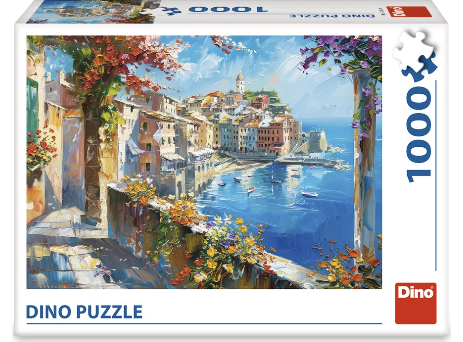 DINO Puzzle Středomořské městečko 1000 dílků
