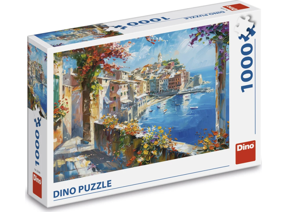 DINO Puzzle Středomořské městečko 1000 dílků