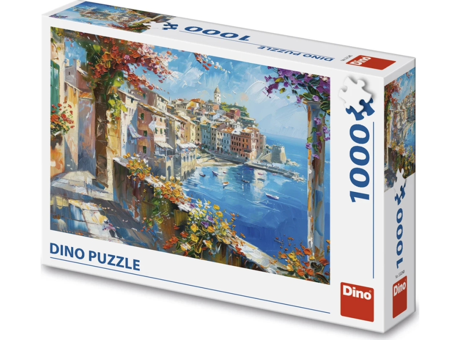 DINO Puzzle Středomořské městečko 1000 dílků