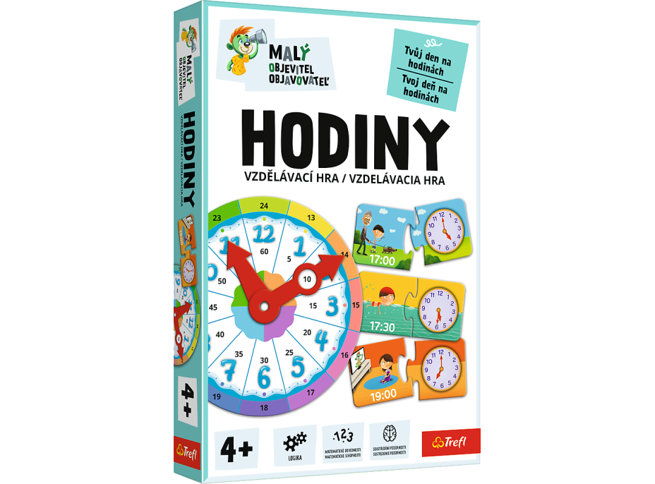 TREFL Vzdělávací hra Malý objevitel: Hodiny
