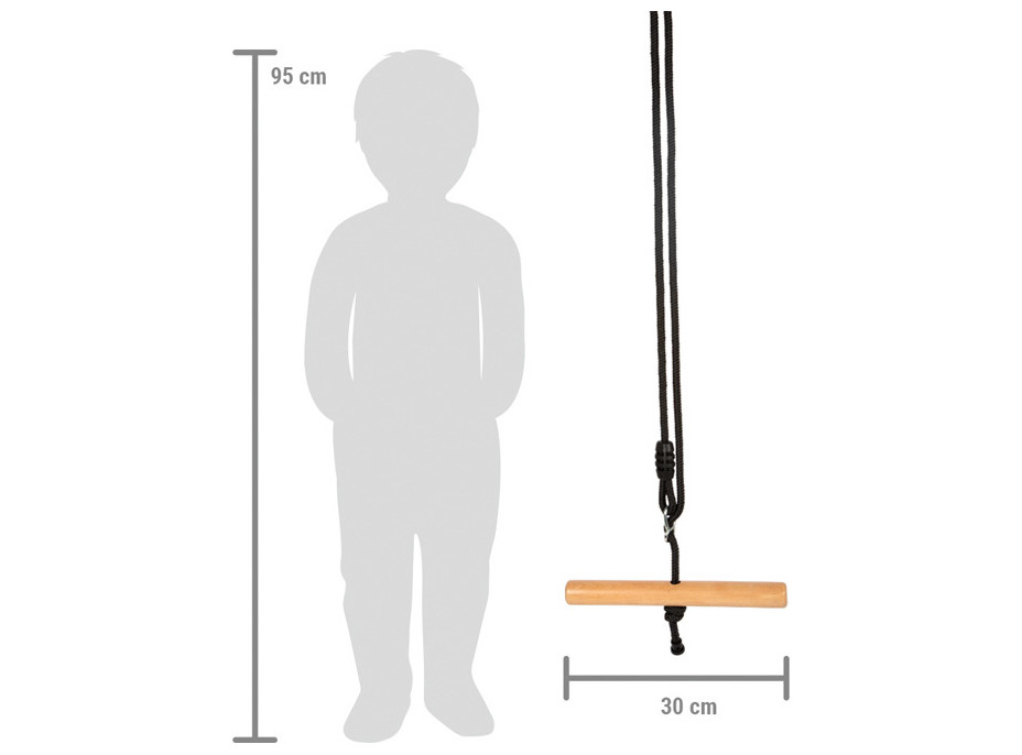 small foot Trapézová houpačka Black Line