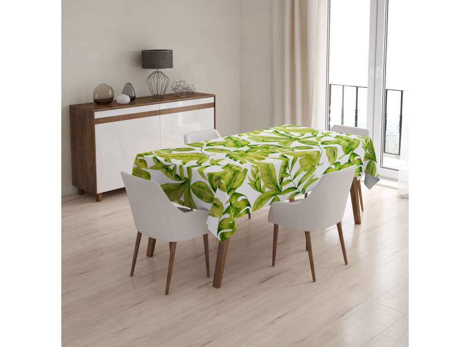 Ubrus 135x180 cm - Zelené listy
