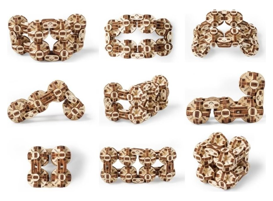UGEARS 3D puzzle Flexi-kubus 2.0; 144 dílků