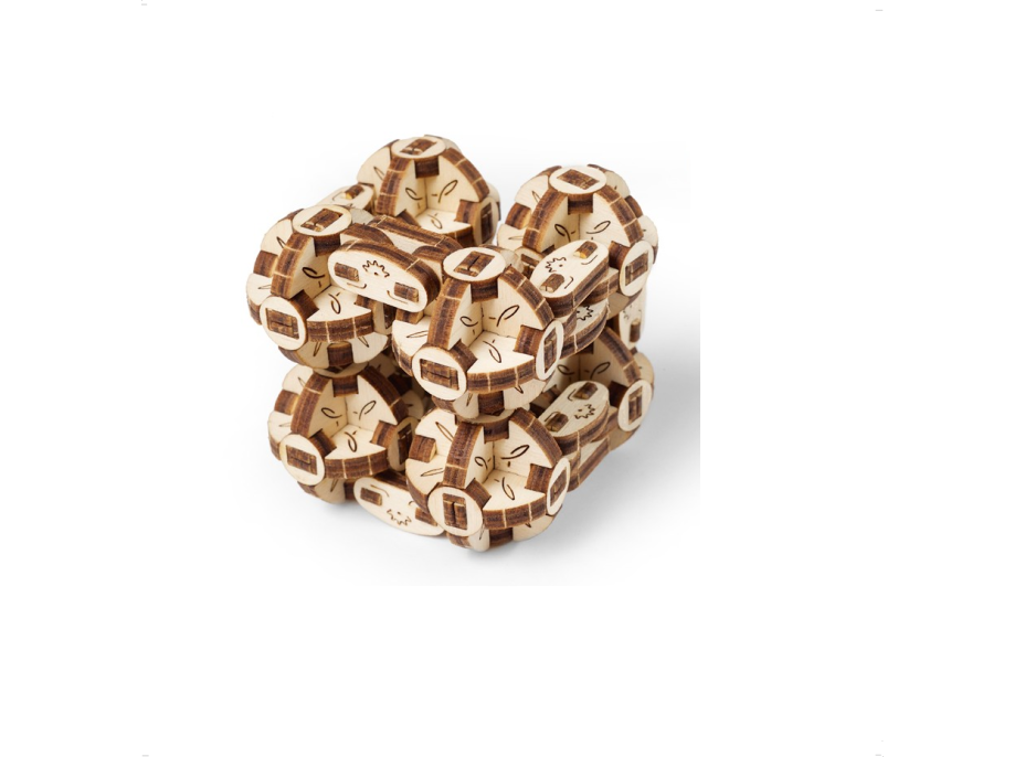 UGEARS 3D puzzle Flexi-kubus 2.0; 144 dílků