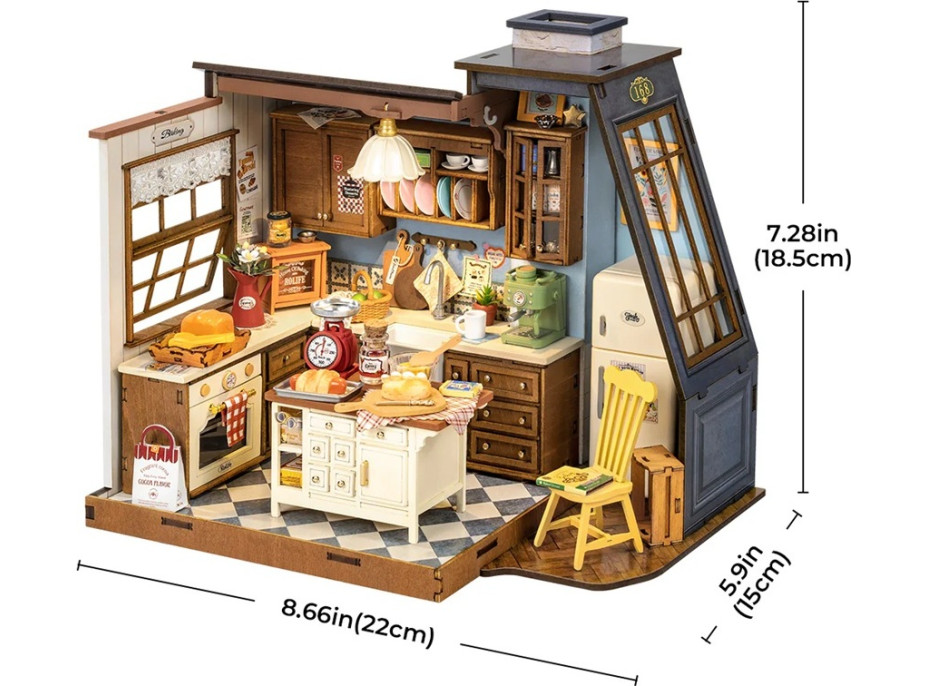 RoboTime Miniatura domečku Kuchyně plná vůní