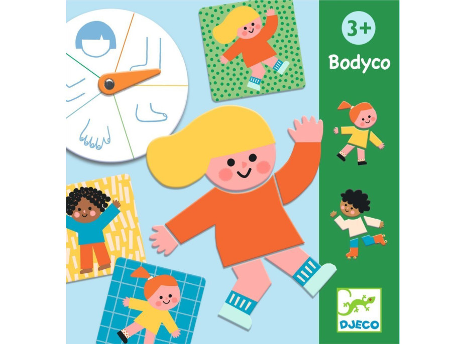 DJECO Hra na rozpoznávání částí těla Bodyco