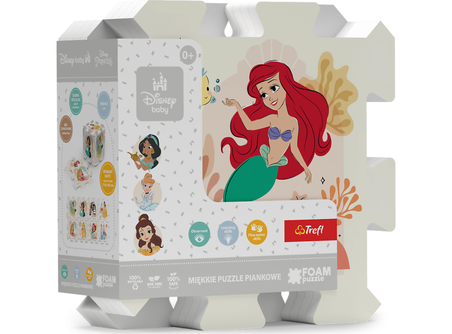 TREFL Pěnové puzzle Disney princezny
