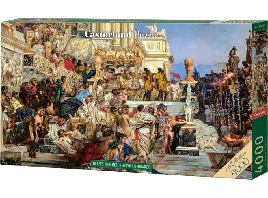 CASTORLAND Puzzle Art Collection: Neronovy pochodně 4000 dílků