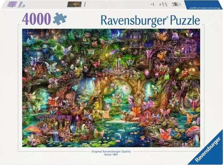 RAVENSBURGER Puzzle Fantasy svět 4000 dílků