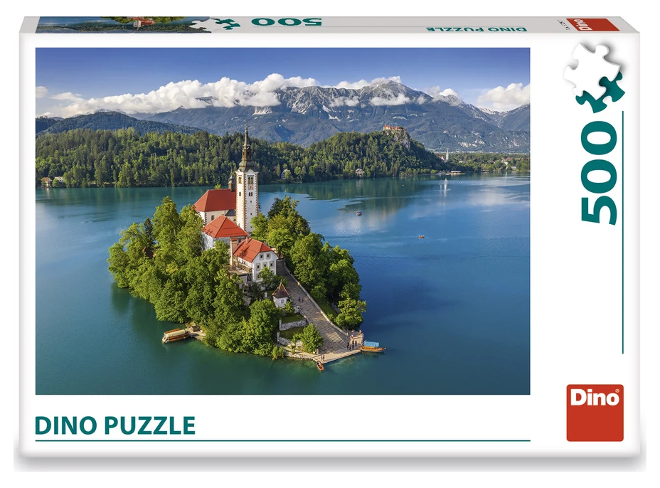 DINO Puzzle Jezero Bled 500 dílků